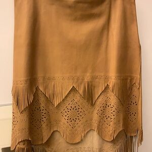 JEAN PAUL GAULTIER leather skirt, never worn